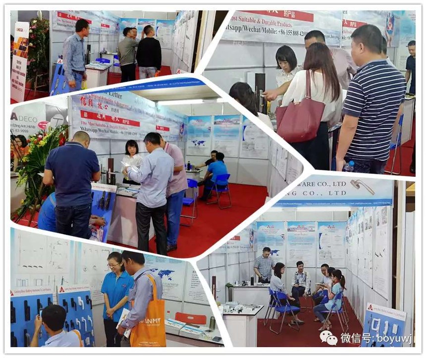 博宇公司參加2019越南國際門窗幕墻博覽會